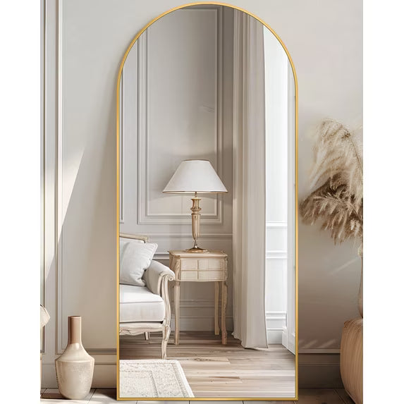 Antok Arched Full Length Mirror Standing Floor Mirror Stand Up Mirror