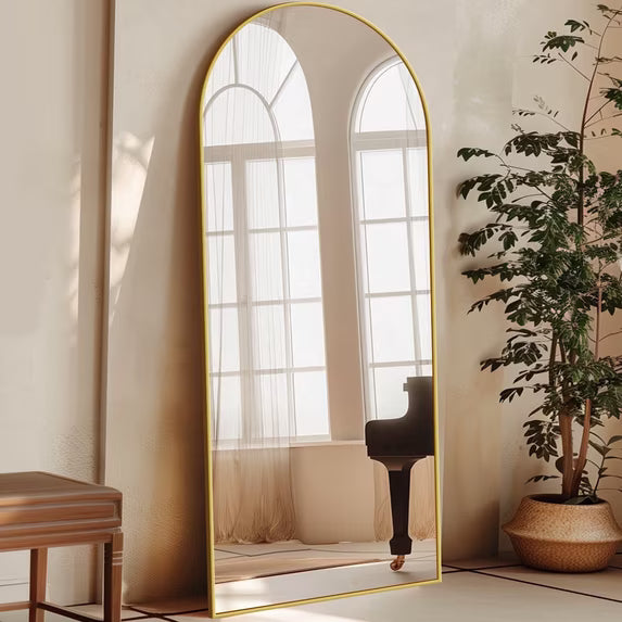 Antok Arched Full Length Mirror Standing Floor Mirror Stand Up Mirror