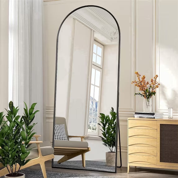 Antok Arched Full Length Mirror Standing Floor Mirror Stand Up Mirror