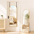 Antok Arched Full Length Floor Mirror Full Body Mirror with Stand, for Bedroom, Living Room, Cloakroom