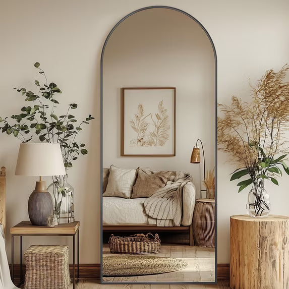 Antok Arched Full Length Mirror Standing Floor Mirror Stand Up Mirror