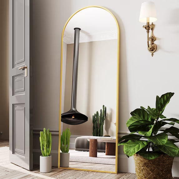 Antok Arched Full Length Mirror Standing Floor Mirror Stand Up Mirror