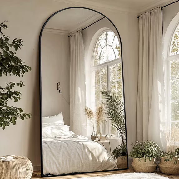 Antok Arched Full Length Mirror Standing Floor Mirror Stand Up Mirror