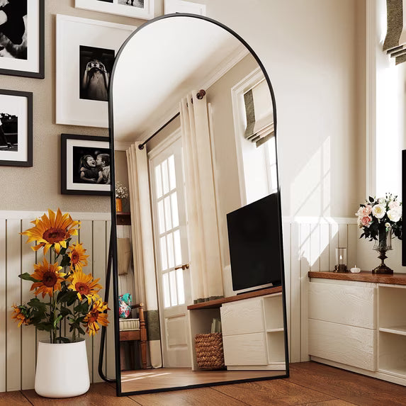 Antok Arched Full Length Mirror Standing Floor Mirror Stand Up Mirror