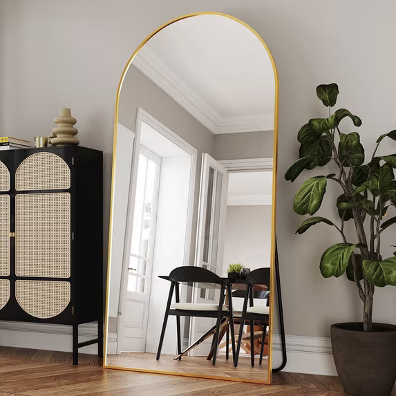 Antok Arched Full Length Mirror Standing Floor Mirror Stand Up Mirror
