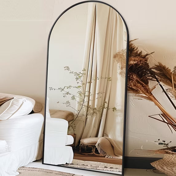 Antok Arched Full Length Mirror Standing Floor Mirror Stand Up Mirror