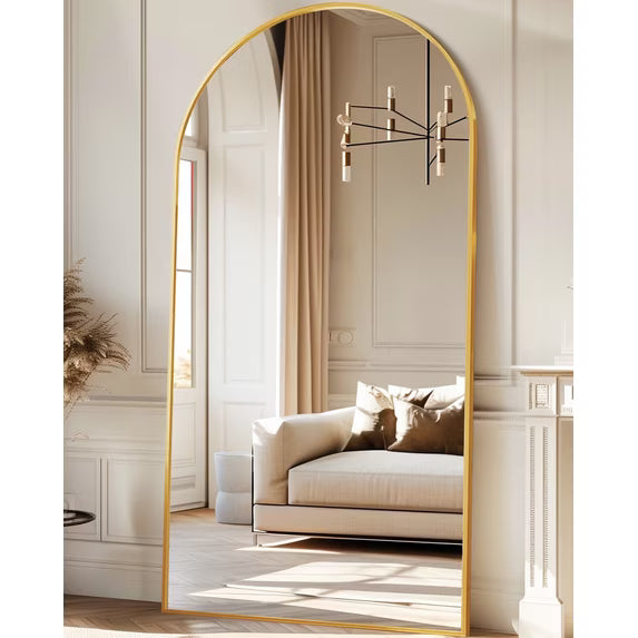Antok Arched Full Length Mirror Standing Floor Mirror Stand Up Mirror