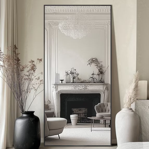 Antok Rectangle Full Length Mirror Standing Floor Mirror Stand Up Mirror