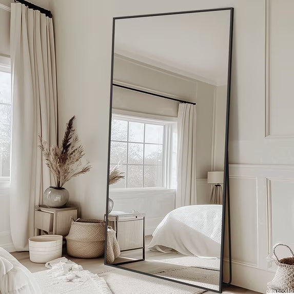 Antok Rectangle Full Length Mirror Standing Floor Mirror Stand Up Mirror